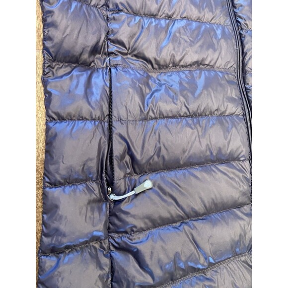 STIO Womens Down Hooded Parka Size XL Navy Puffer Long Warm Ski Outdoor Coat - Picture 3 of 16